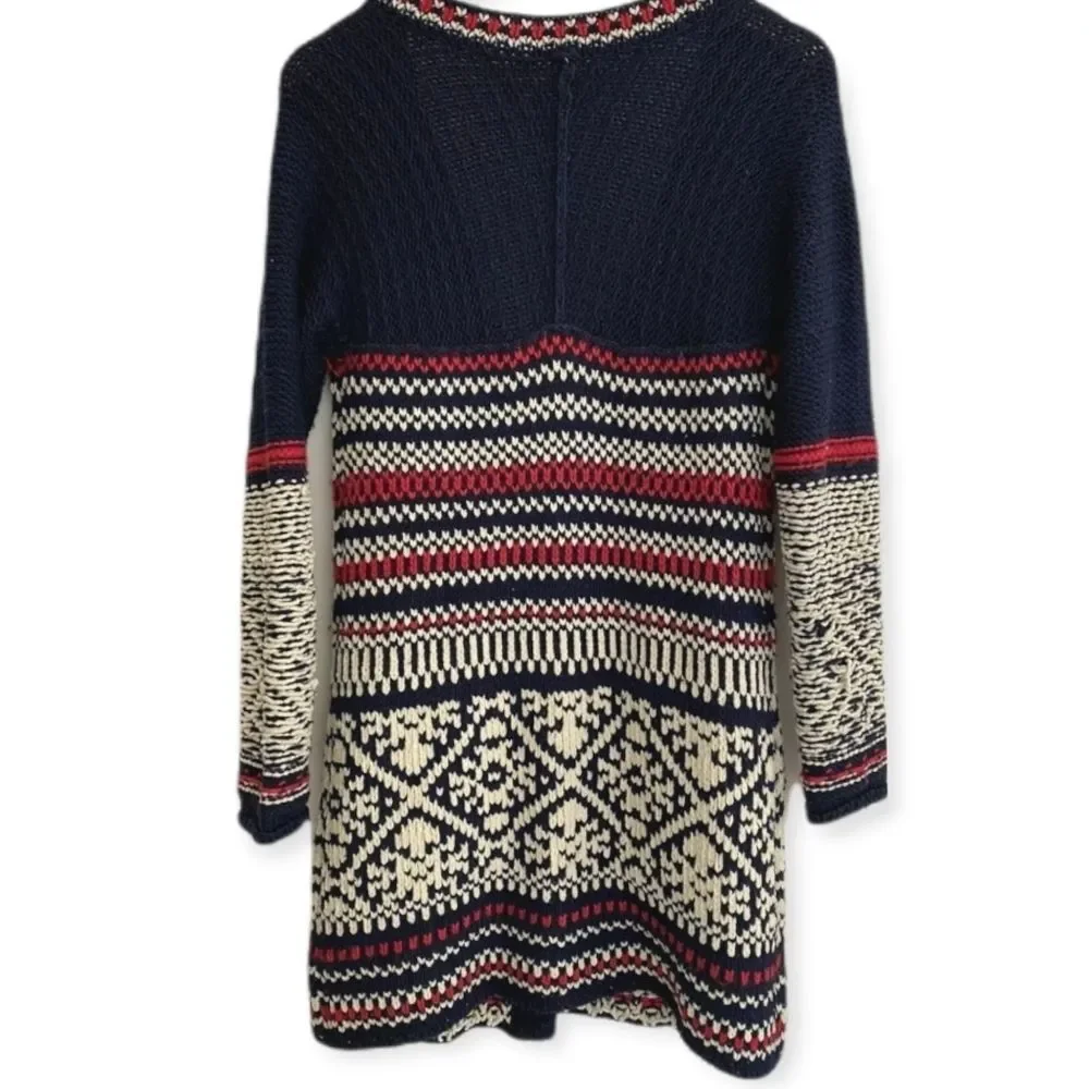 FREE PEOPLE‎ Nordic Cardigan Duster M - Picture 4 of 11